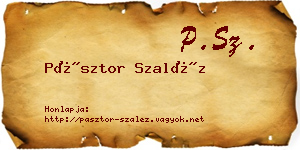 Pásztor Szaléz névjegykártya